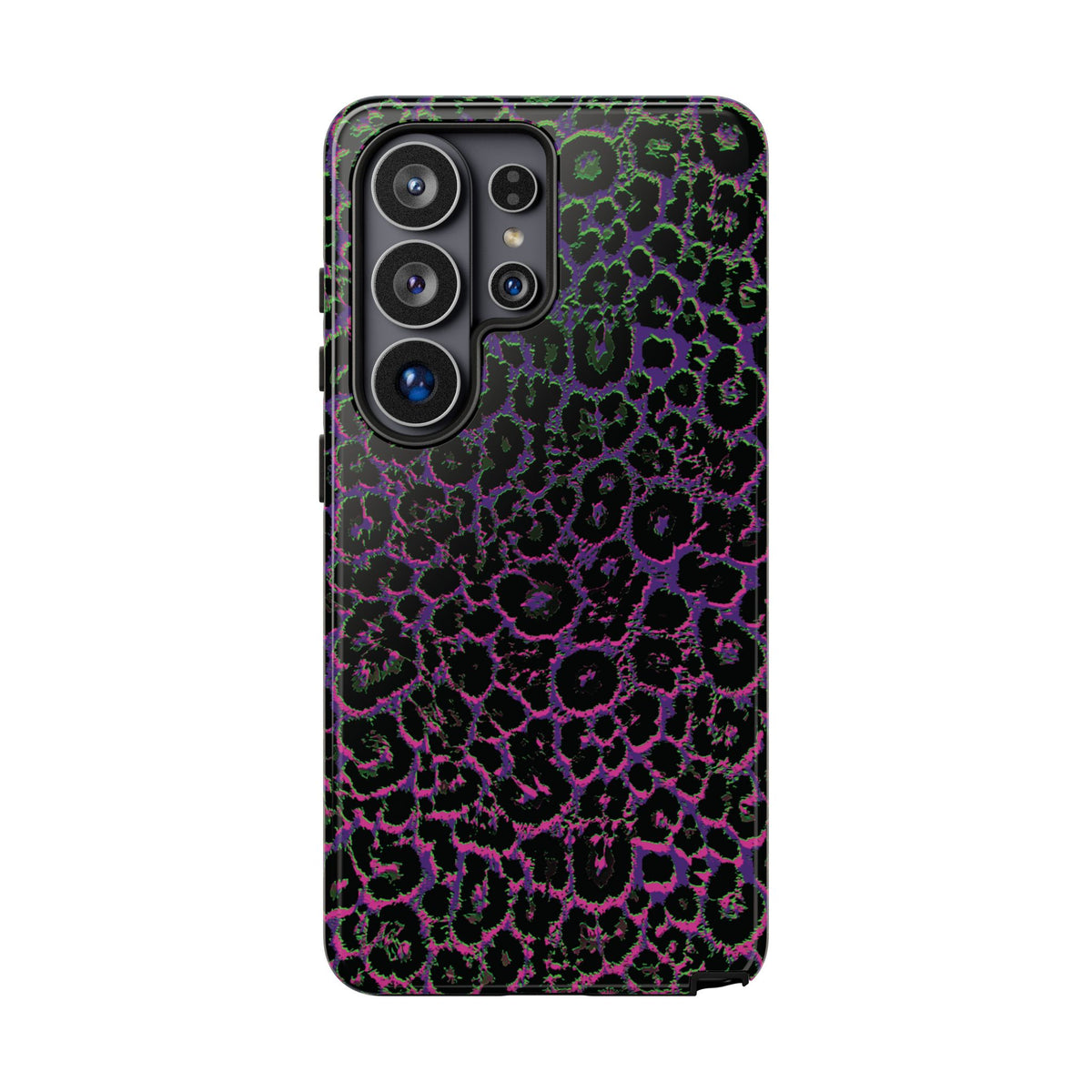 Colorful Leopard Tough Phone Case for iPhone, Galaxy, or Google Pixel