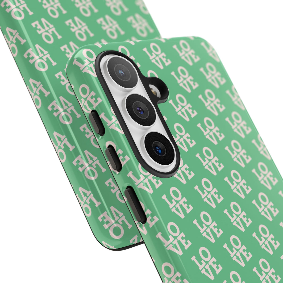 LOVE Aqua Tough Phone Case for iPhone, Galaxy, or Google Pixel