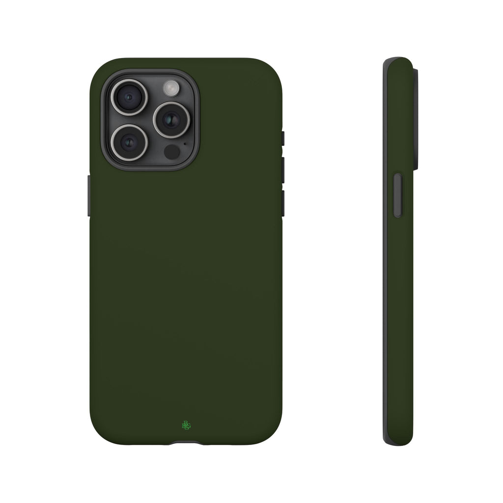Olive Green Tough Phone Case for iPhone, Galaxy and Google Pixel