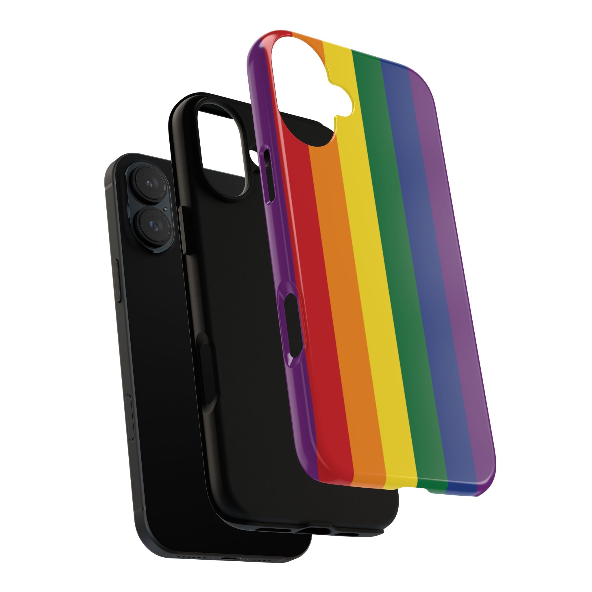 LGBTQ Rainbow Flag Tough Phone Case for iPhone, Galaxy, or Google Pixel