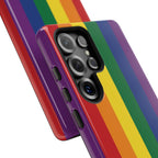 LGBTQ Rainbow Flag Tough Phone Case for iPhone, Galaxy, or Google Pixel