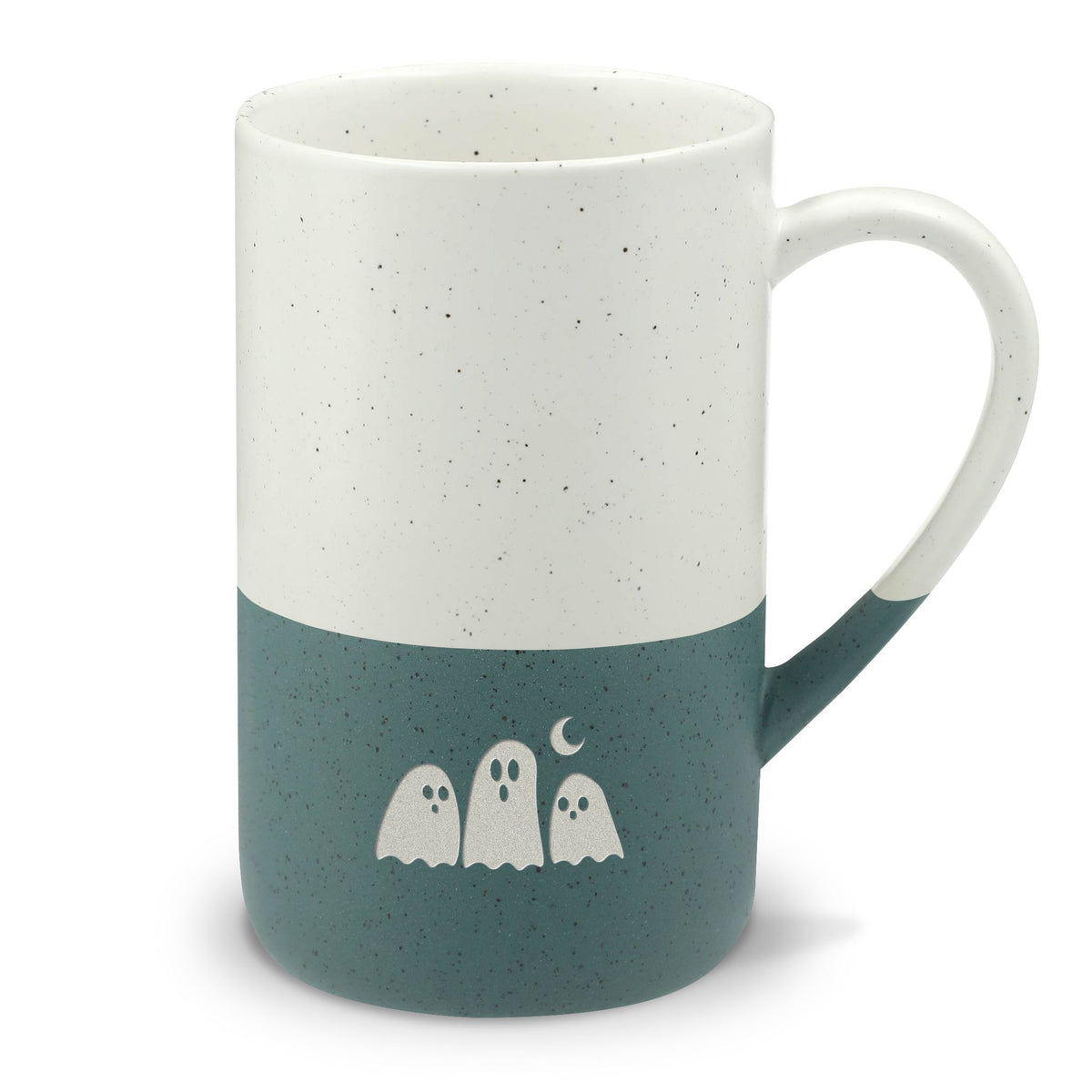 Spooky Boo Speckled Wayland Ceramic Mug, 13oz (Engraving)