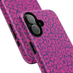 Pink Purple Leopard Tough Phone Case iPhone, Galaxy and Google Pixel