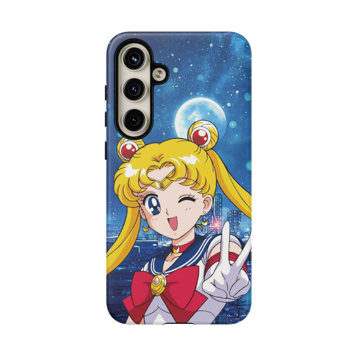 Blue S Moon Tough Case for iPhone, Galaxy, or Google Pixel