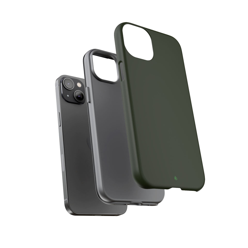 Olive Green Tough Phone Case for iPhone, Galaxy and Google Pixel