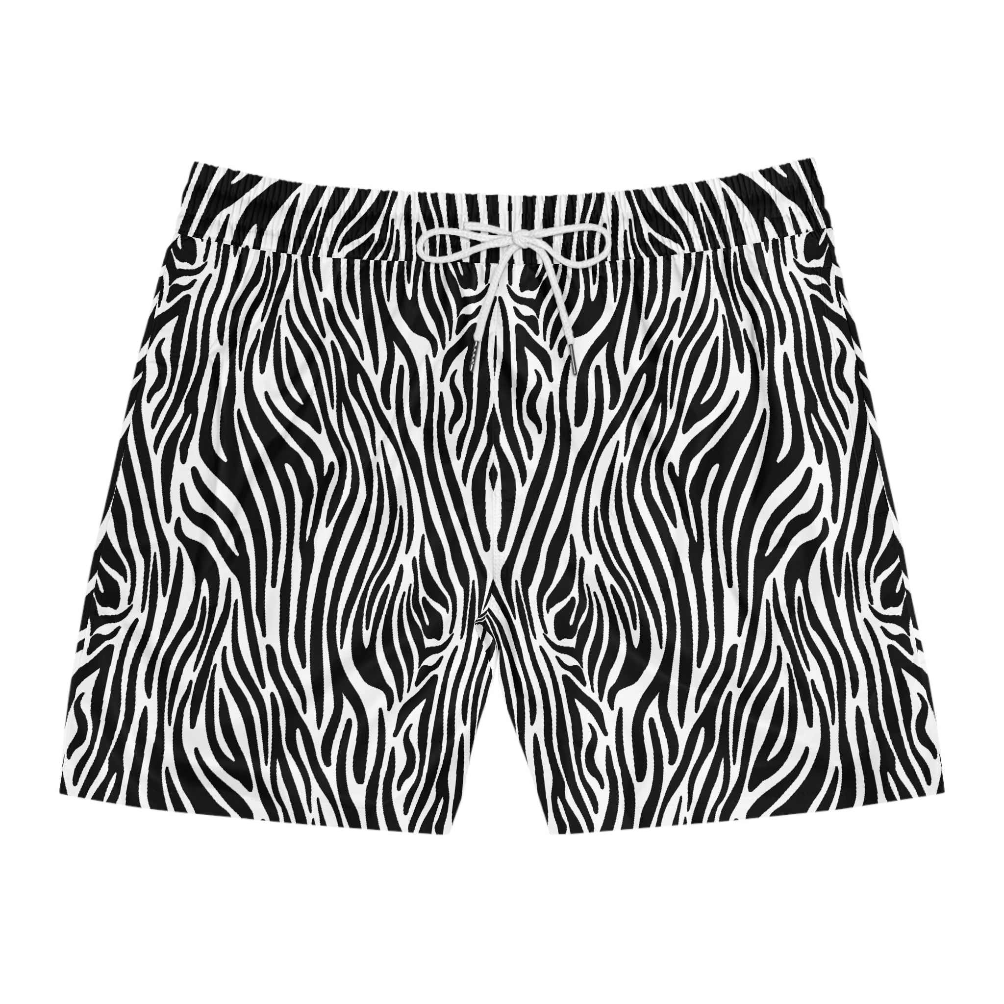 Zebra Men's Mid-Length Swim Shorts