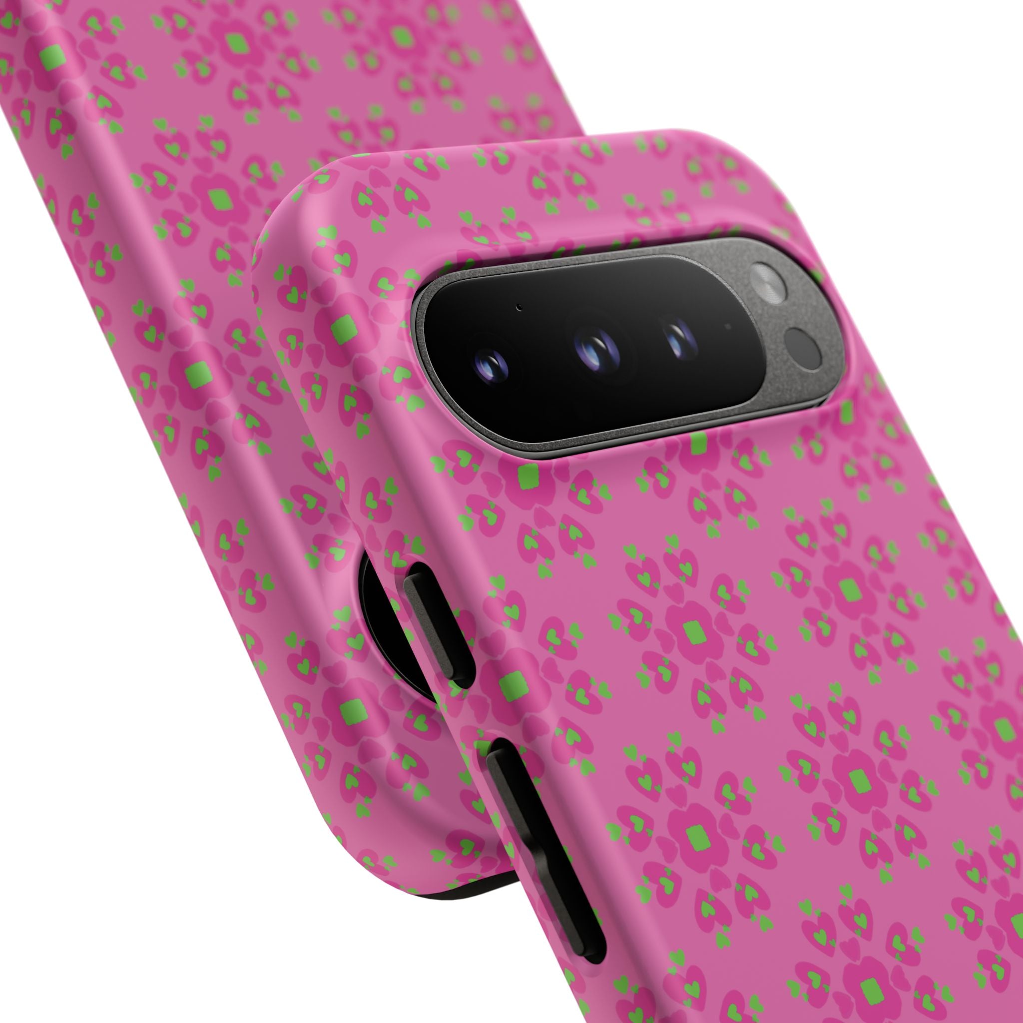 Floresta Heart Pink Tough Phone Case iPhone, Galaxy, or Google Pixel