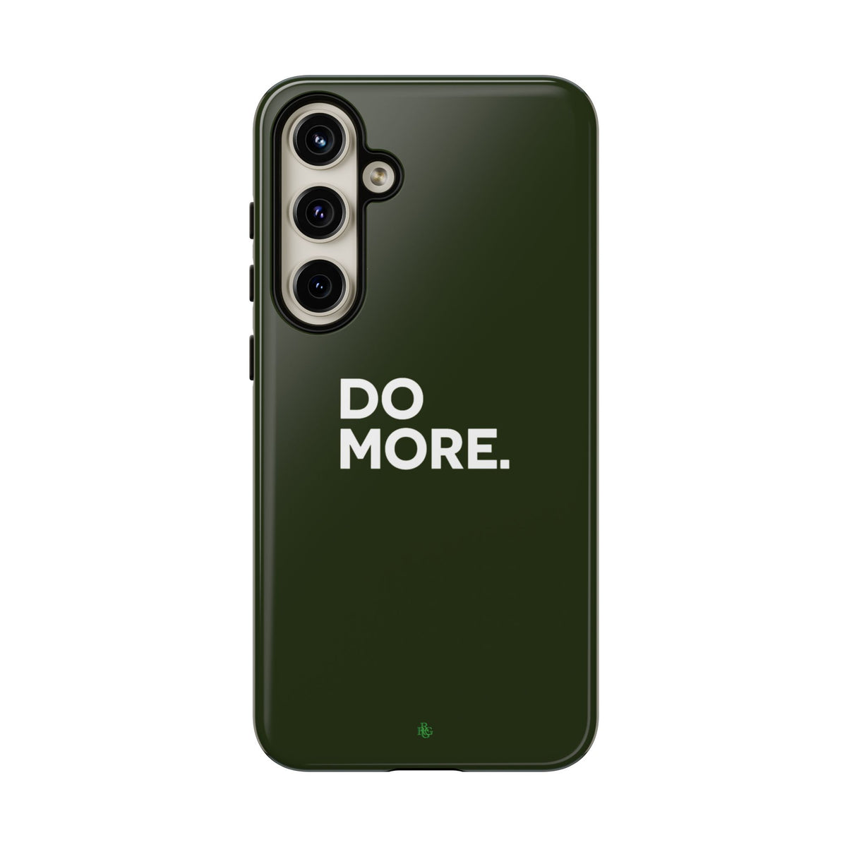 Olive Green Do More Tough Phone Case for iPhone, Galaxy, or Google Pixel