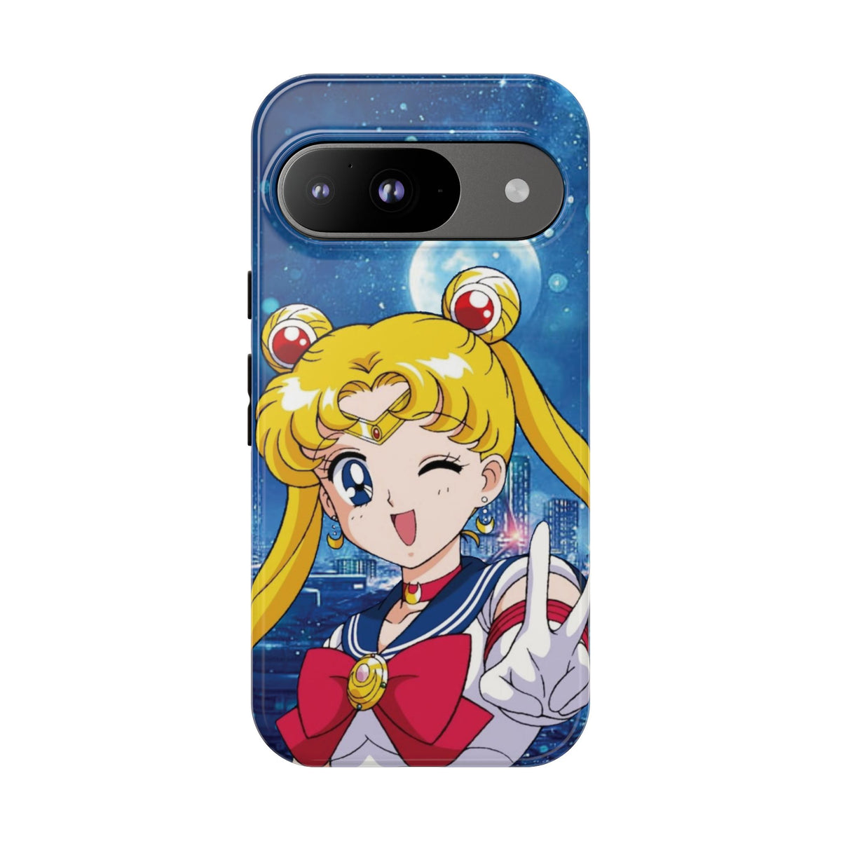 Blue S Moon Tough Case for iPhone, Galaxy, or Google Pixel