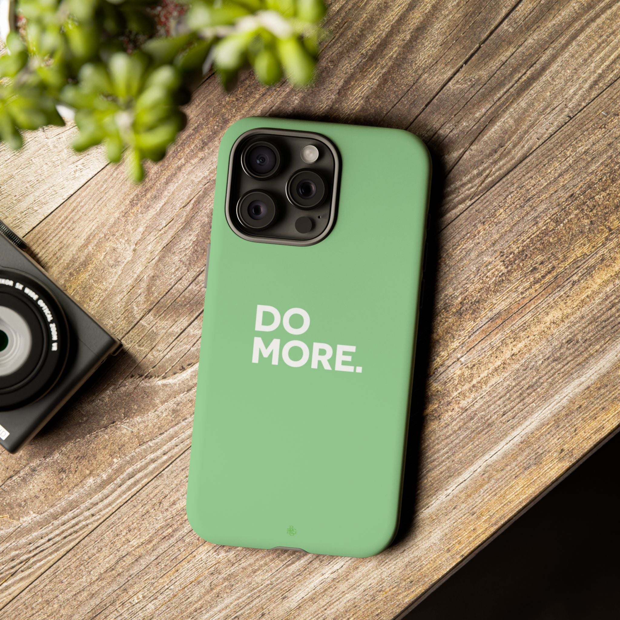 Do More Mint Green Tough Phone Case for iPhone, Galaxy,or Google Pixel