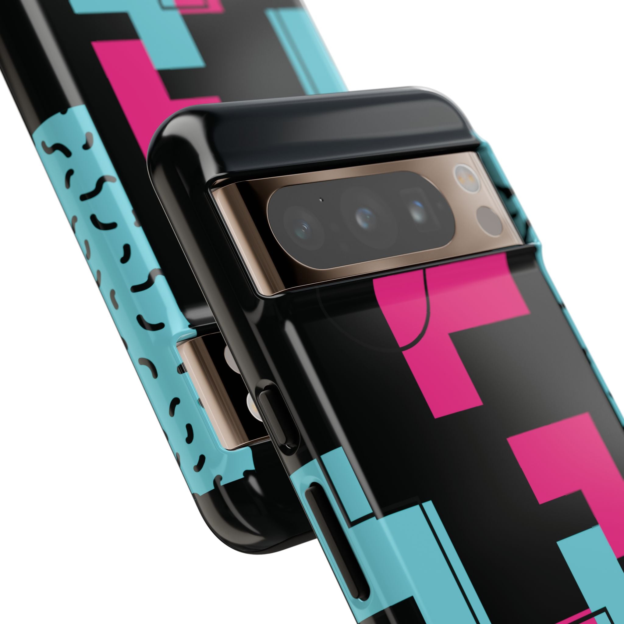 Retro Blocks LOVE Tough Case for iPhone, Galaxy or Google Pixel