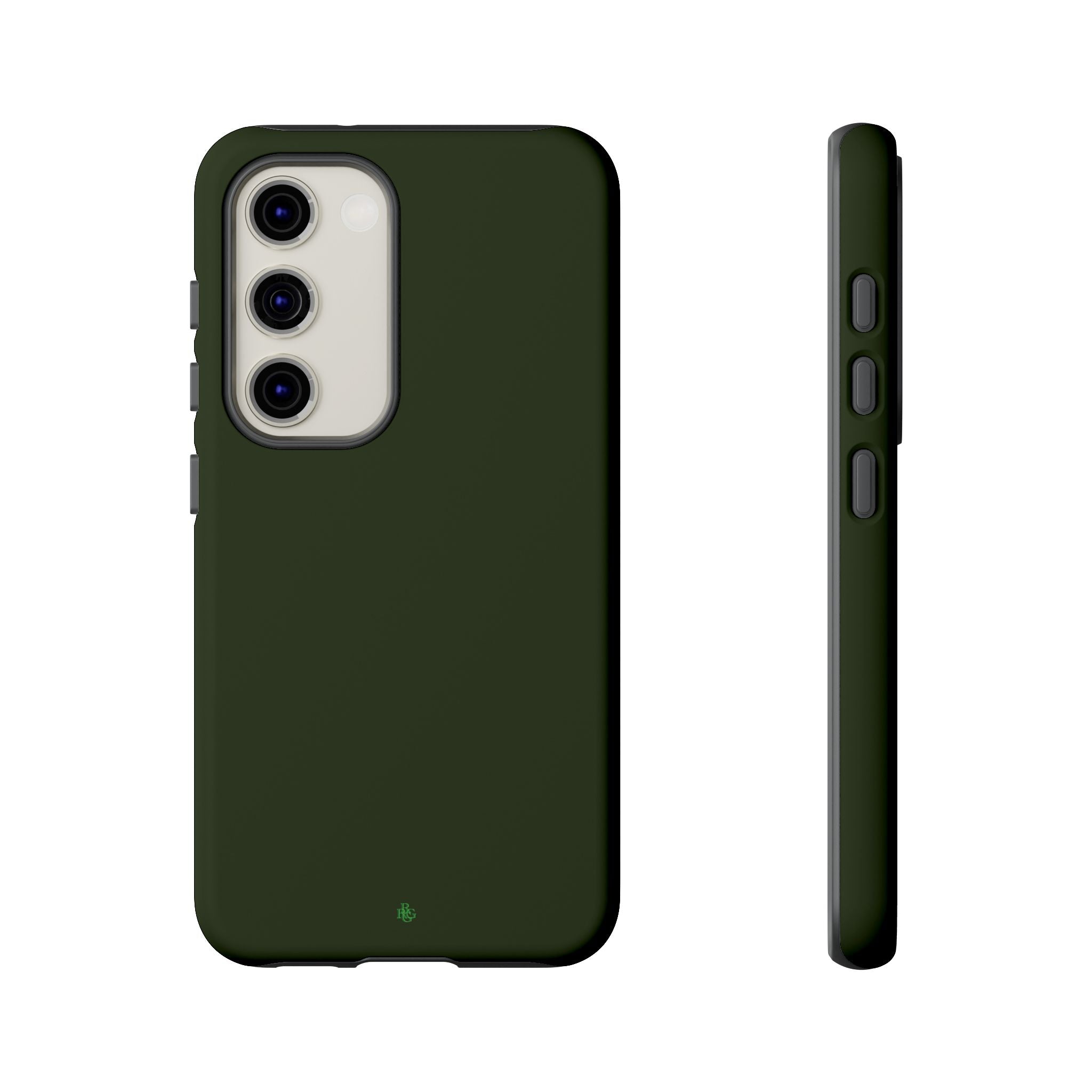 Olive Green Tough Phone Case for iPhone, Galaxy and Google Pixel