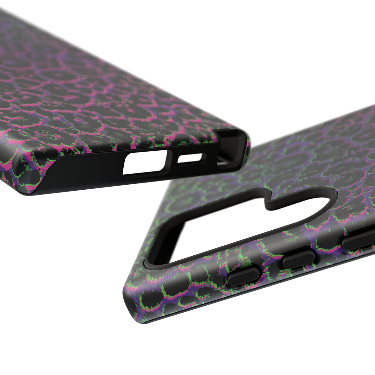 Colorful Leopard Tough Phone Case for iPhone, Galaxy, or Google Pixel