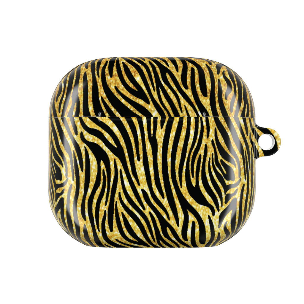 Gold Zebra AirPod Cases