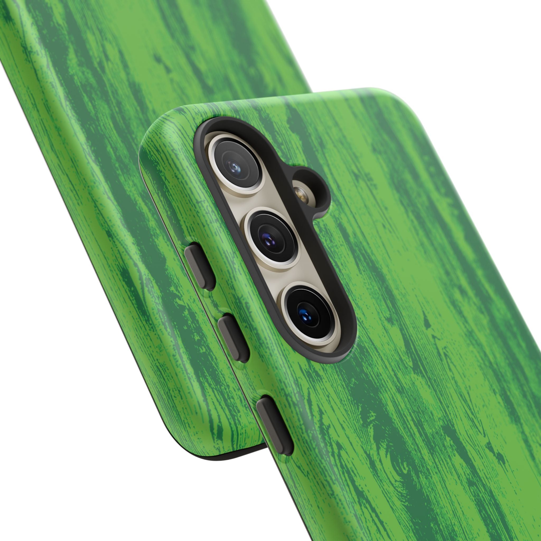 Neon Green Wood Tough Phone Case iPhone, Galaxy, or Google Pixel