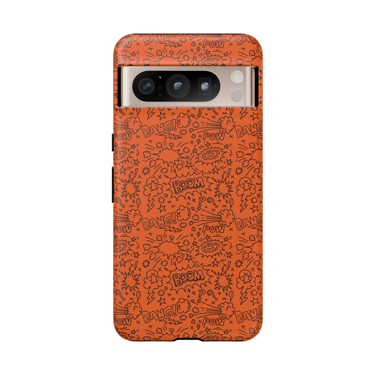 Wow Orange Tough Case for iPhone, Galaxy, or Google Pixel