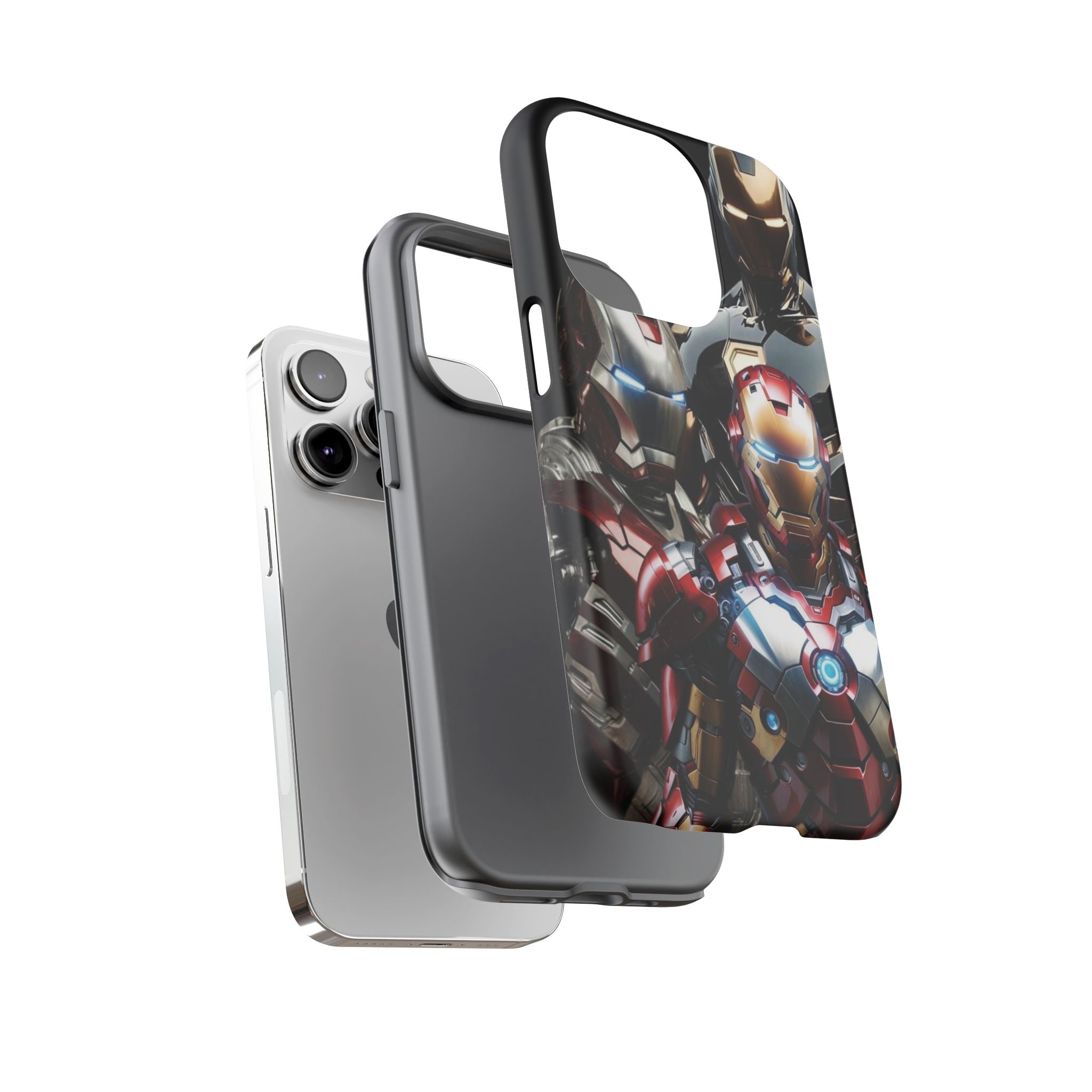 Iron Man Tough Phone Case for iPhone, Galaxy, or Google Pixel