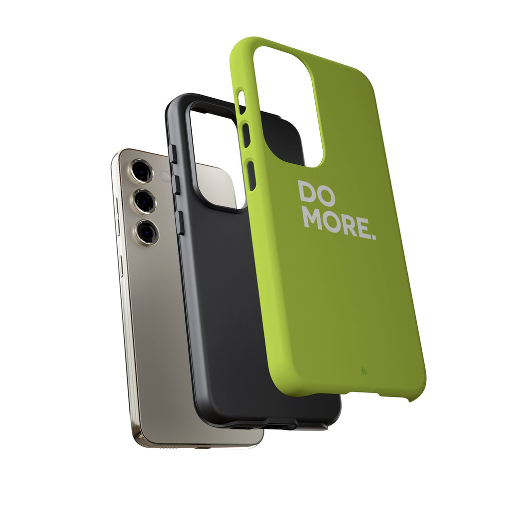 Do More (Neon Yellow) Tough Phone Case for iPhone, Galaxy or Google Pixel