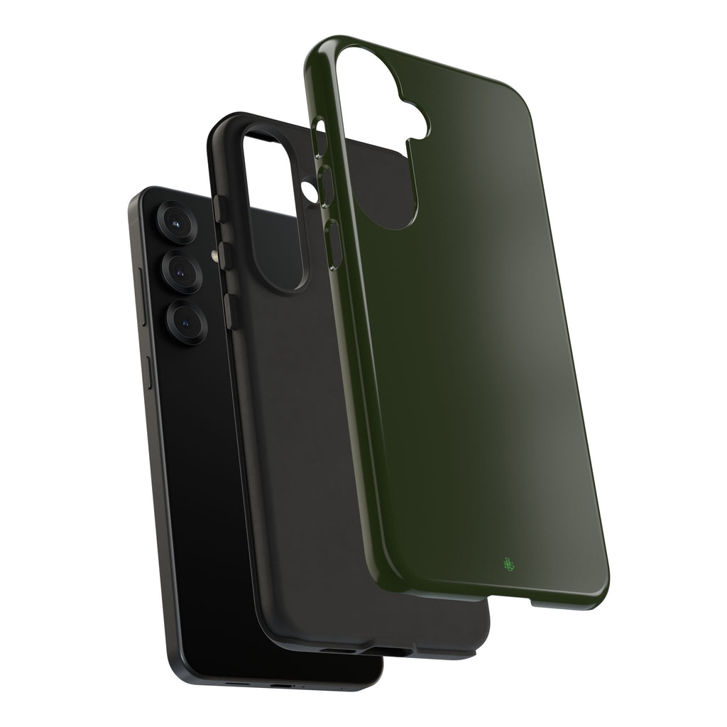 Olive Green Tough Phone Case for iPhone, Galaxy and Google Pixel