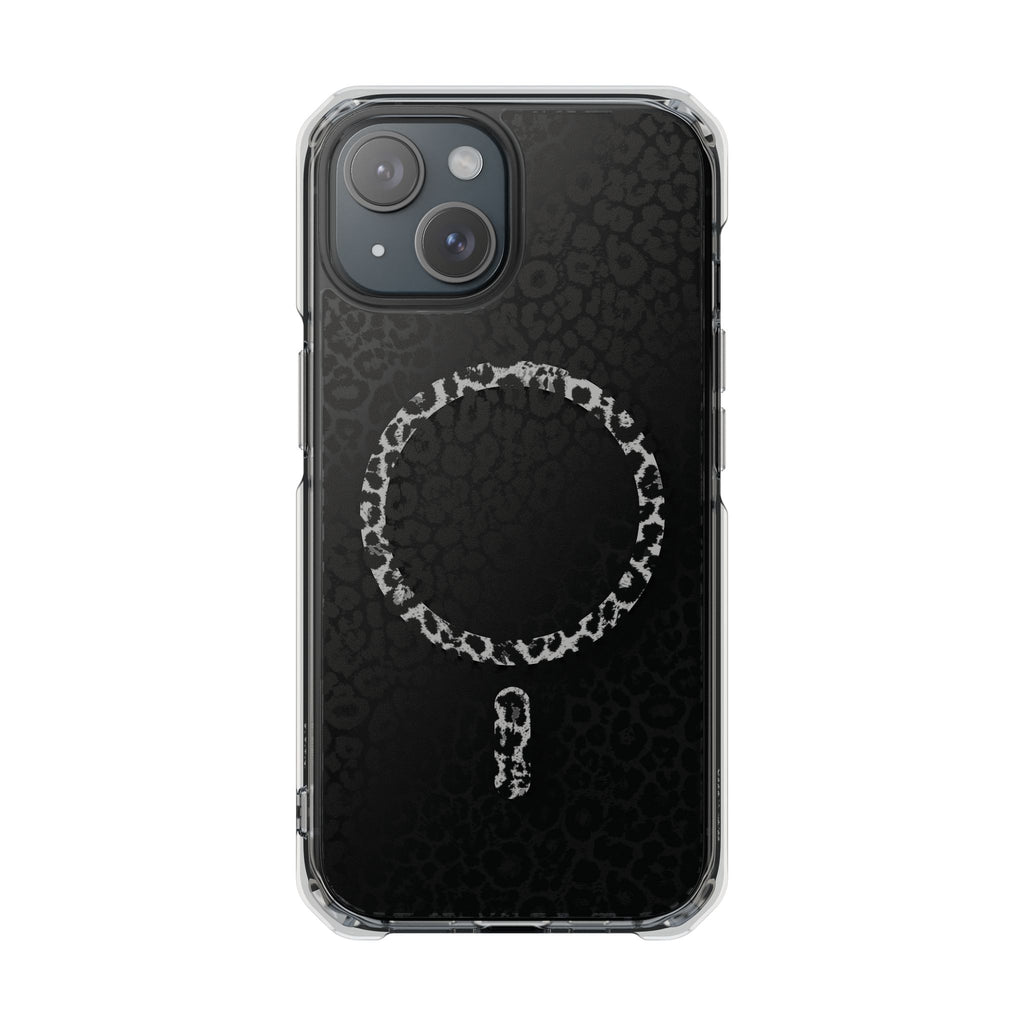 Leopard Magnetic iPhone 14, 15, 16 Series Clear Impact Cases