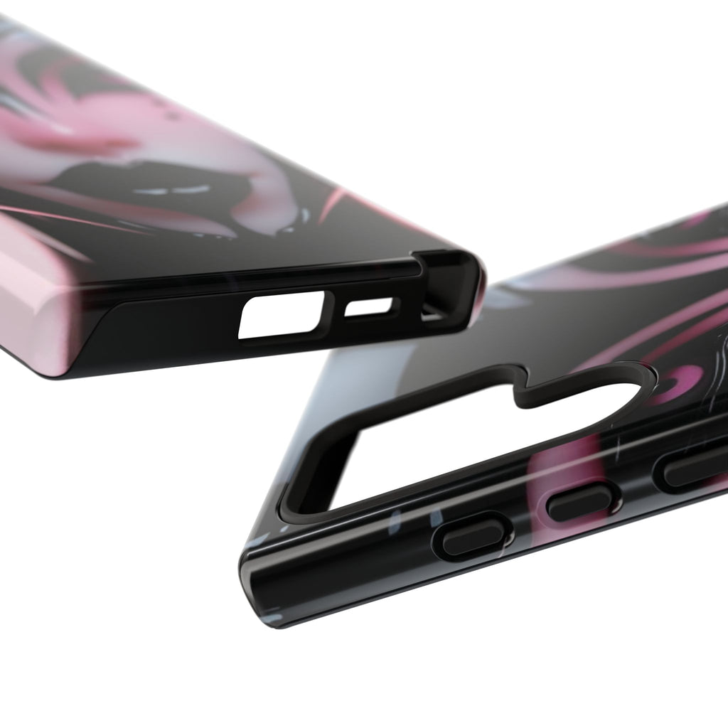 Pink Alien Tough Phone Case for iPhone, Galaxy, or Google Pixel