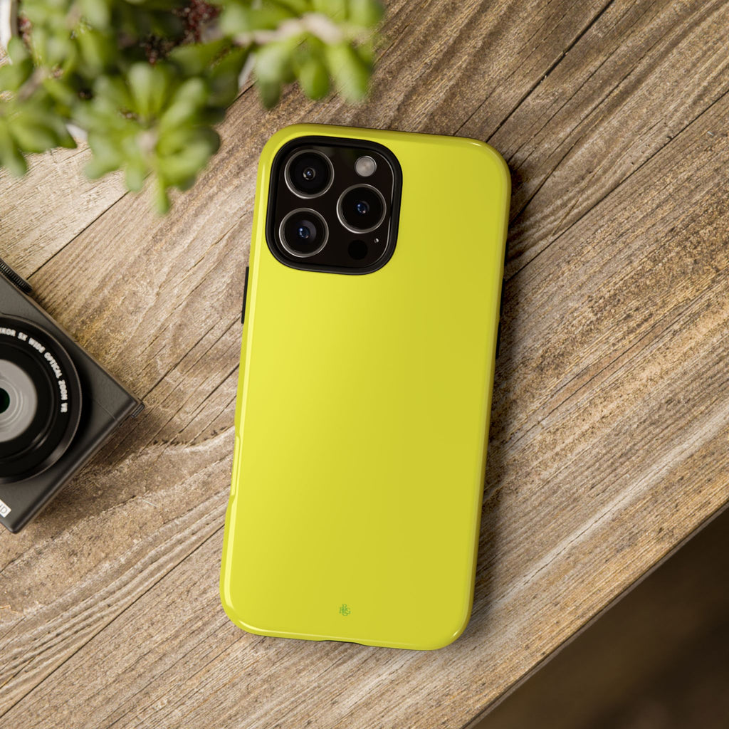 Yellow RG Tough Phone Case for iPhone, Galaxy, or Google Pixel