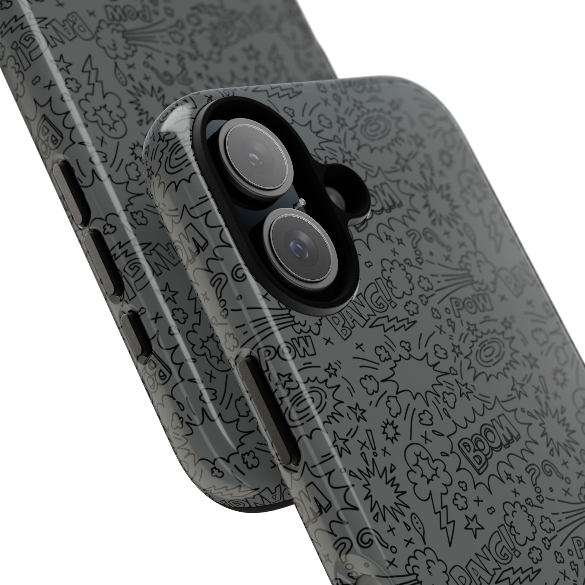 POW BOOM Comics style Tough Phone Case for iPhone, Galaxy, or Google Pixel