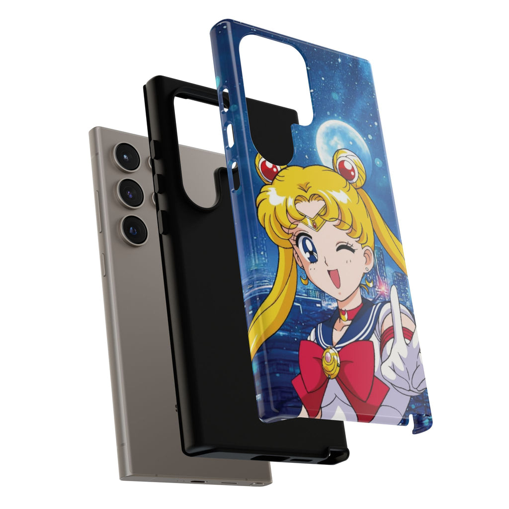 Blue S Moon Tough Case for iPhone, Galaxy, or Google Pixel