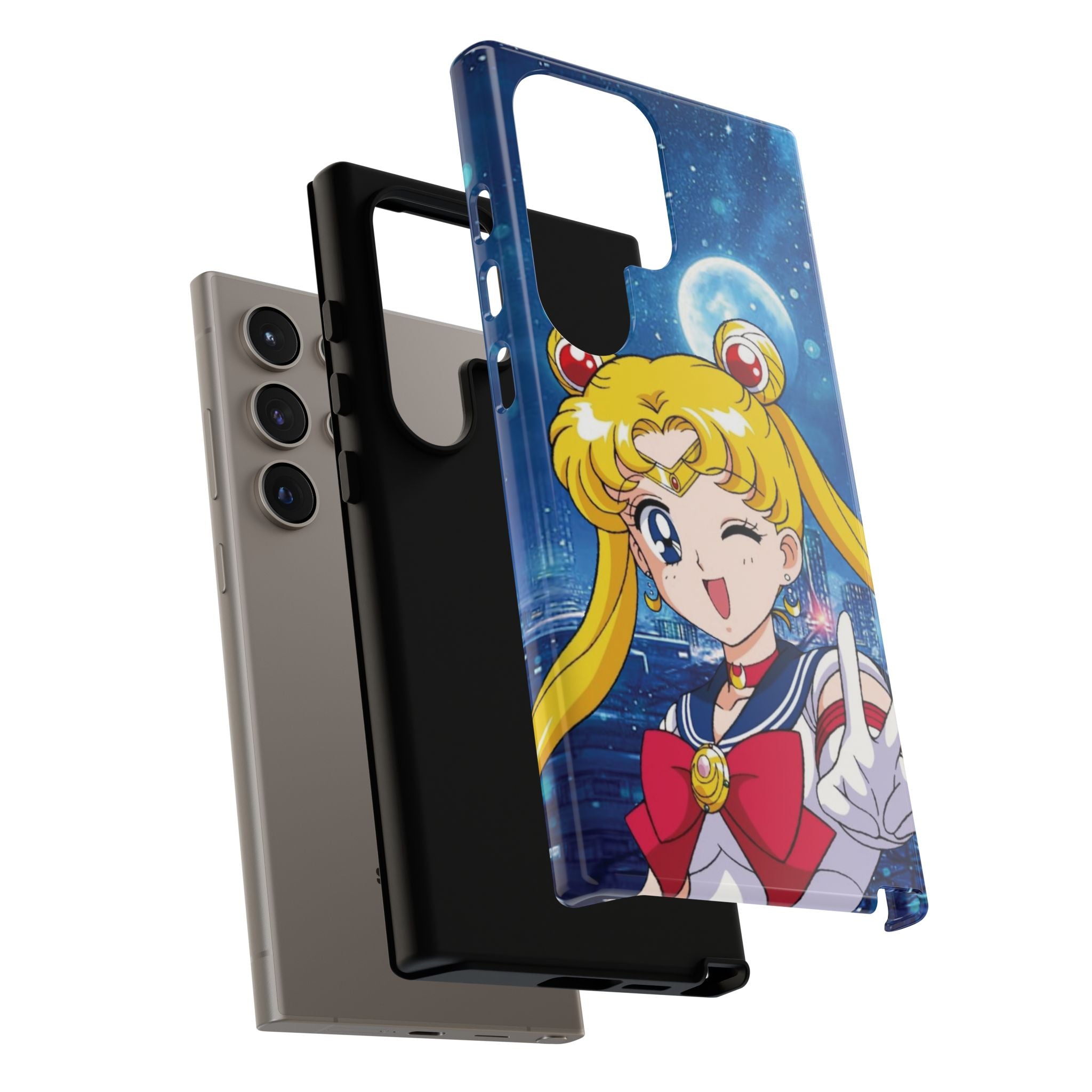 Blue S Moon Tough Case for iPhone, Galaxy, or Google Pixel