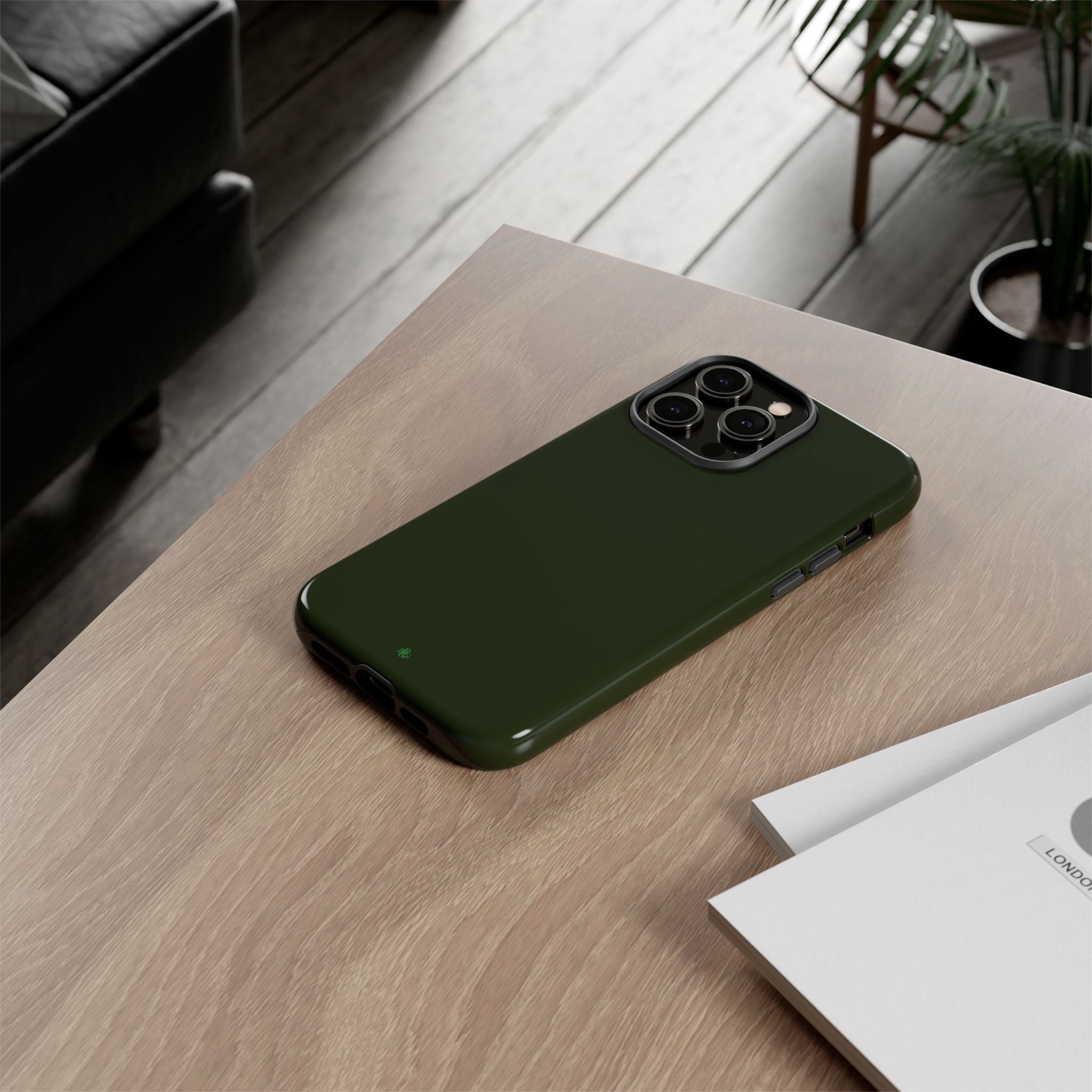 Olive Green Tough Phone Case for iPhone, Galaxy and Google Pixel