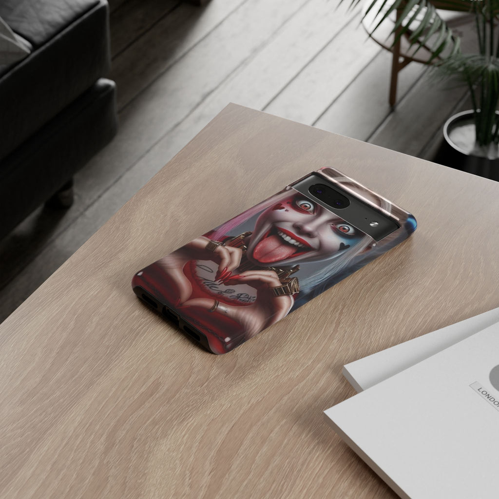 Harley Quinn Tough Phone Case for iPhone, Galaxy, or Google Pixel
