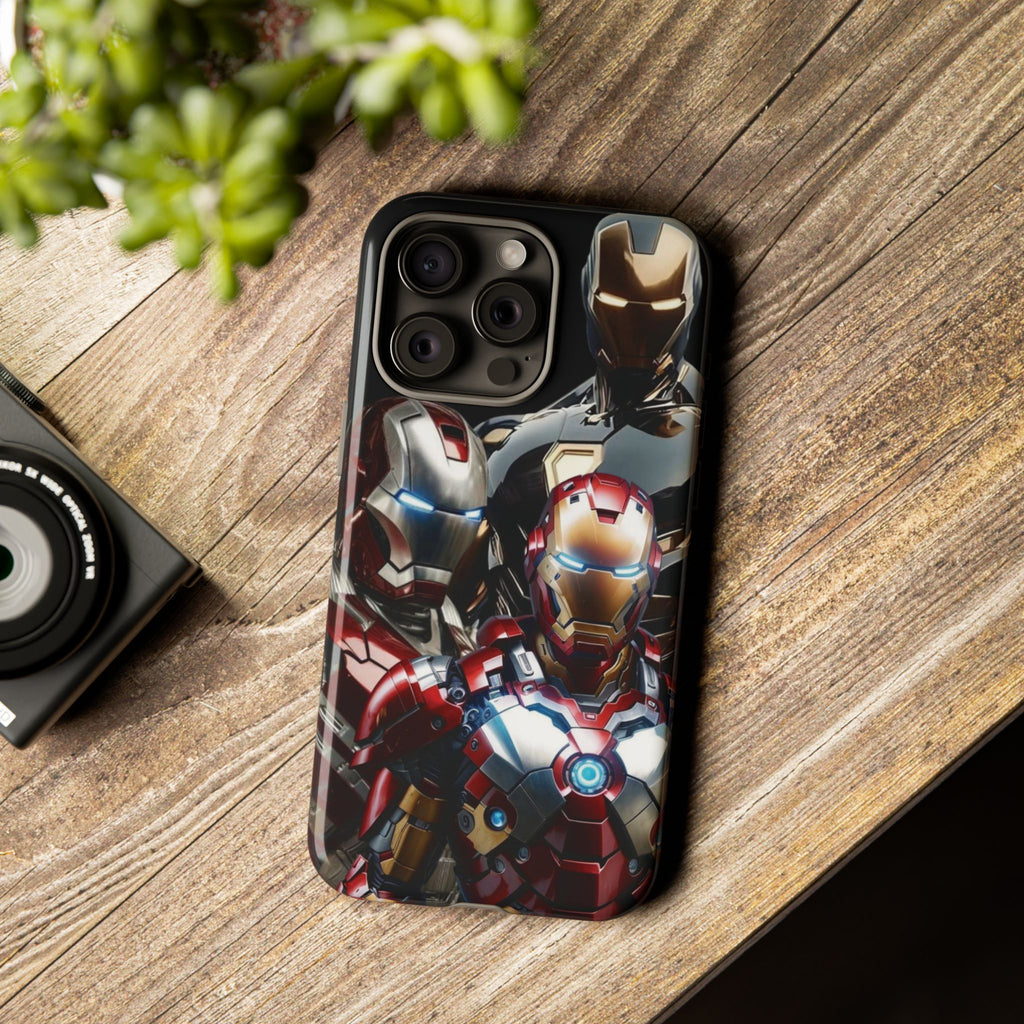 Iron Man Tough Phone Case for iPhone, Galaxy, or Google Pixel