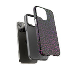 Colorful Leopard Tough Phone Case for iPhone, Galaxy, or Google Pixel