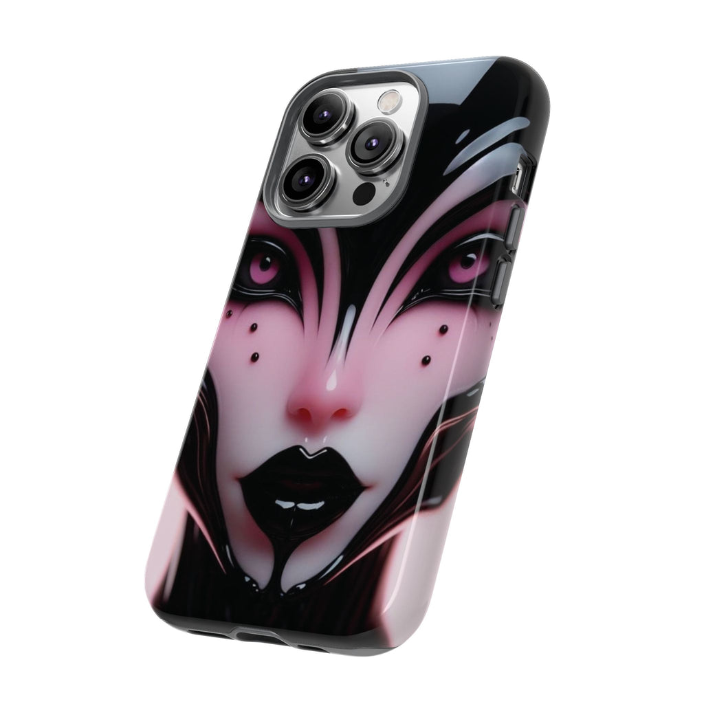 Pink Alien Tough Phone Case for iPhone, Galaxy, or Google Pixel