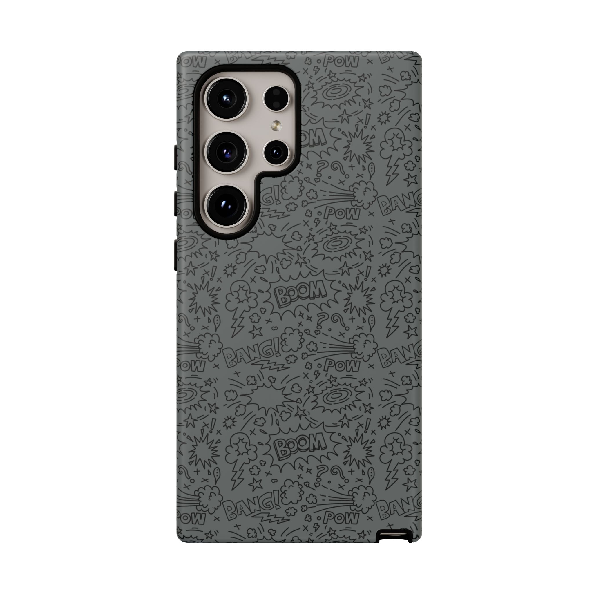POW BOOM Comics style Tough Phone Case for iPhone, Galaxy, or Google Pixel