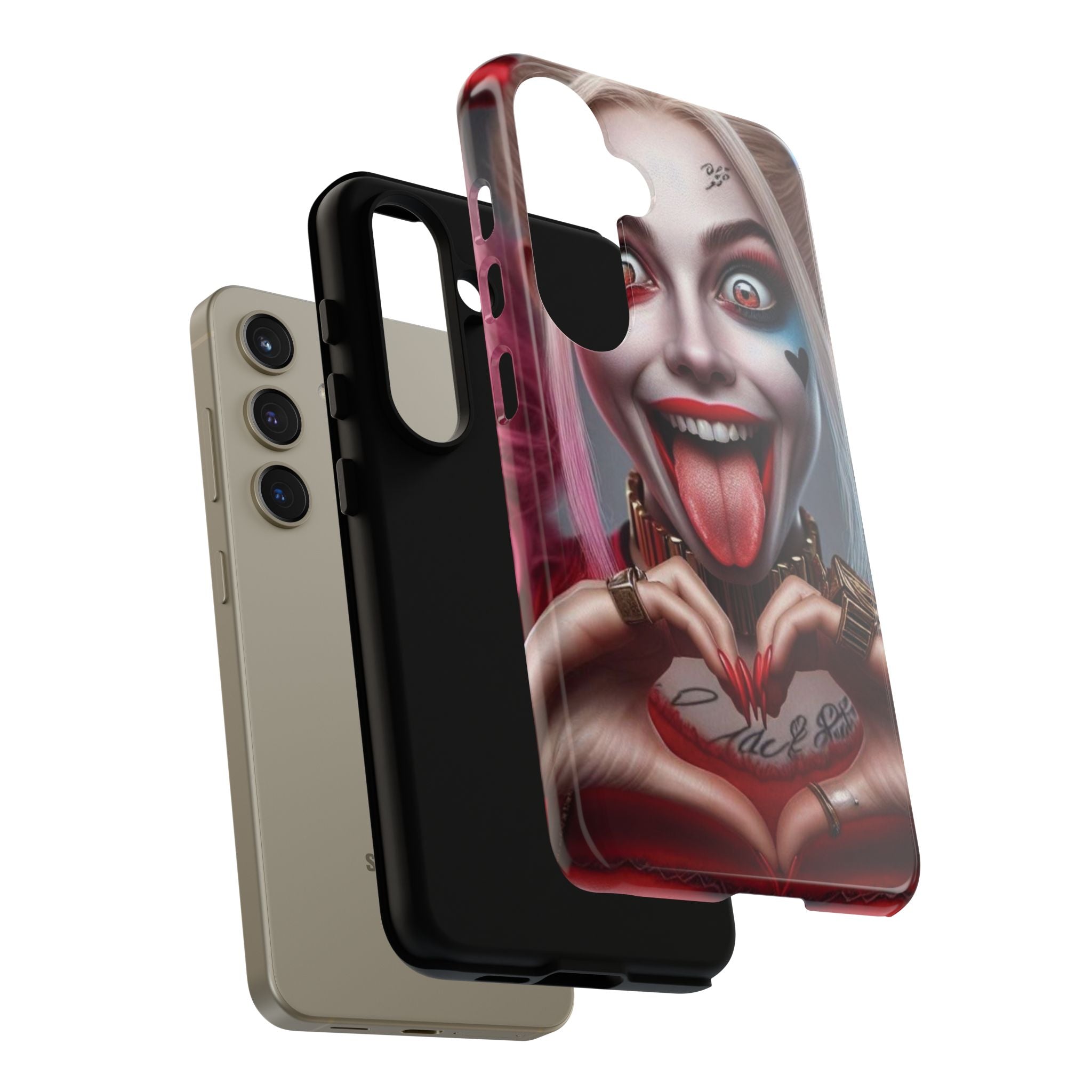 Harley Quinn Tough Phone Case for iPhone, Galaxy, or Google Pixel