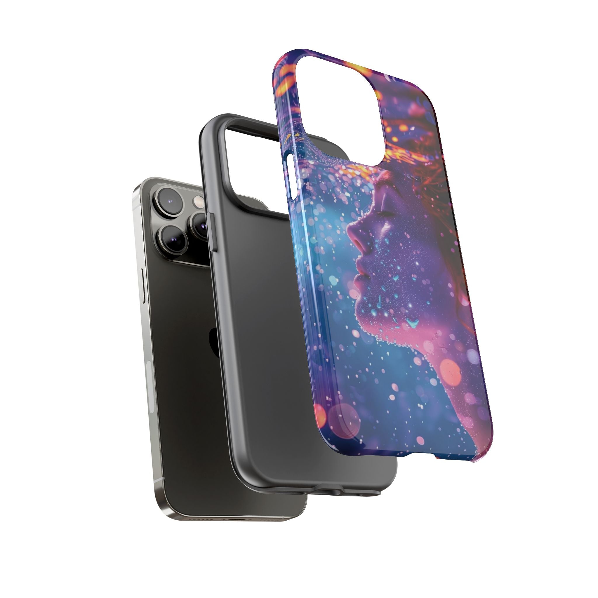 Meditating Underwater Tough Phone Case for iPhone, Galaxy, or Google Pixel