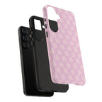 Pink 'LOVE' Pattern Tough Phone Case