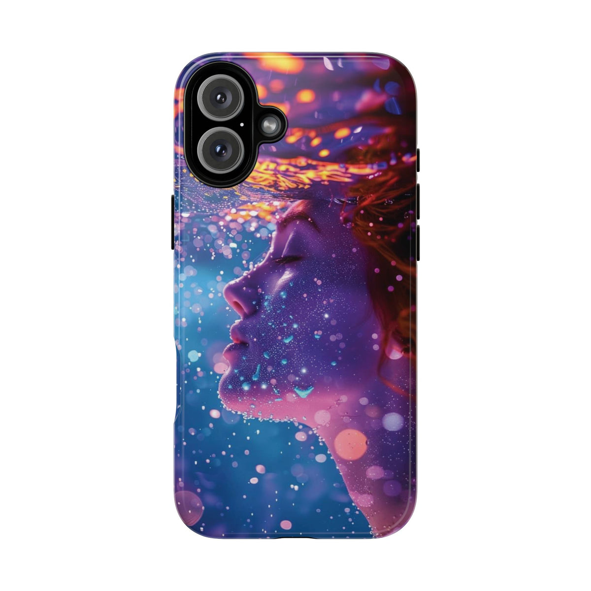Meditating Underwater Tough Phone Case for iPhone, Galaxy, or Google Pixel
