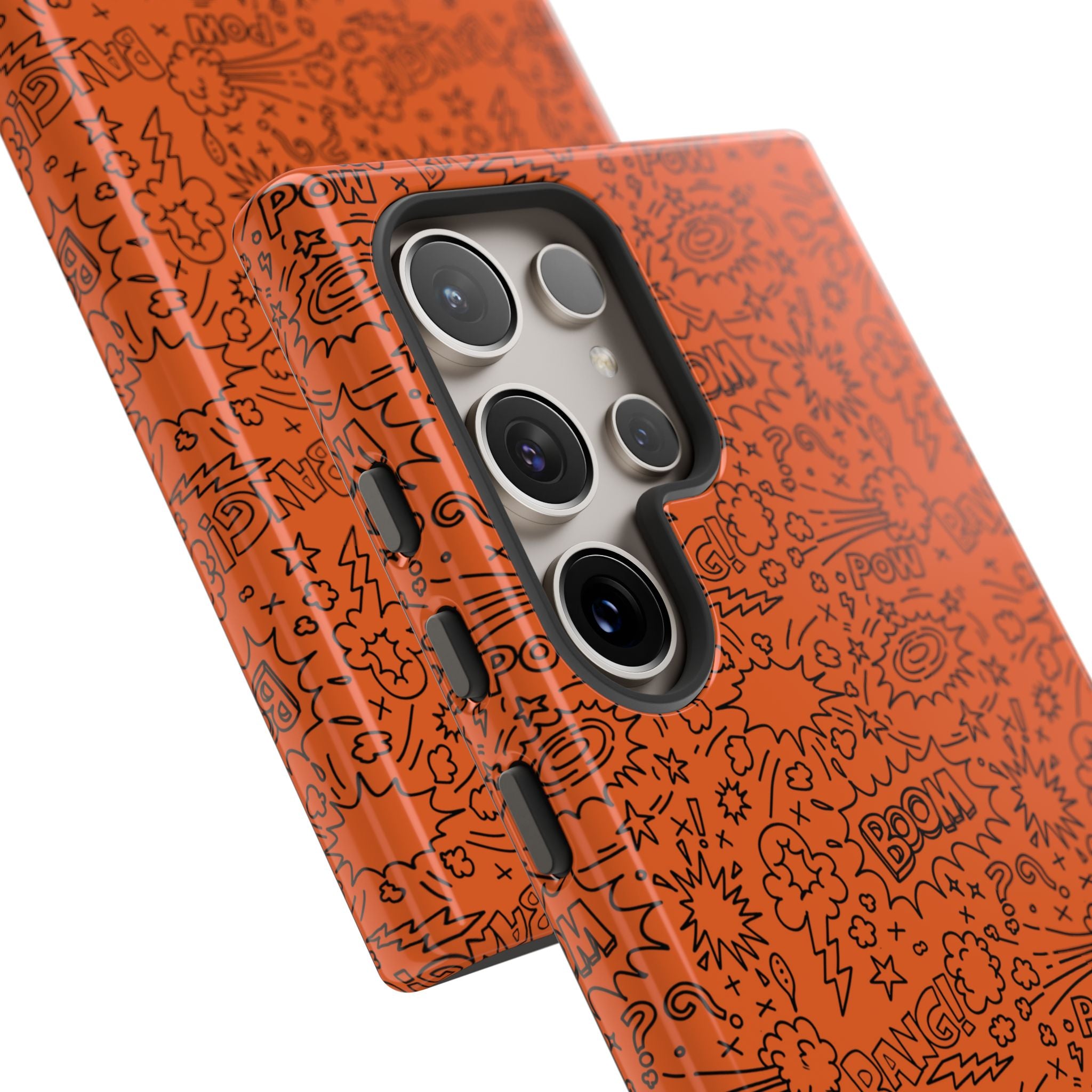 Wow Orange Tough Case for iPhone, Galaxy, or Google Pixel