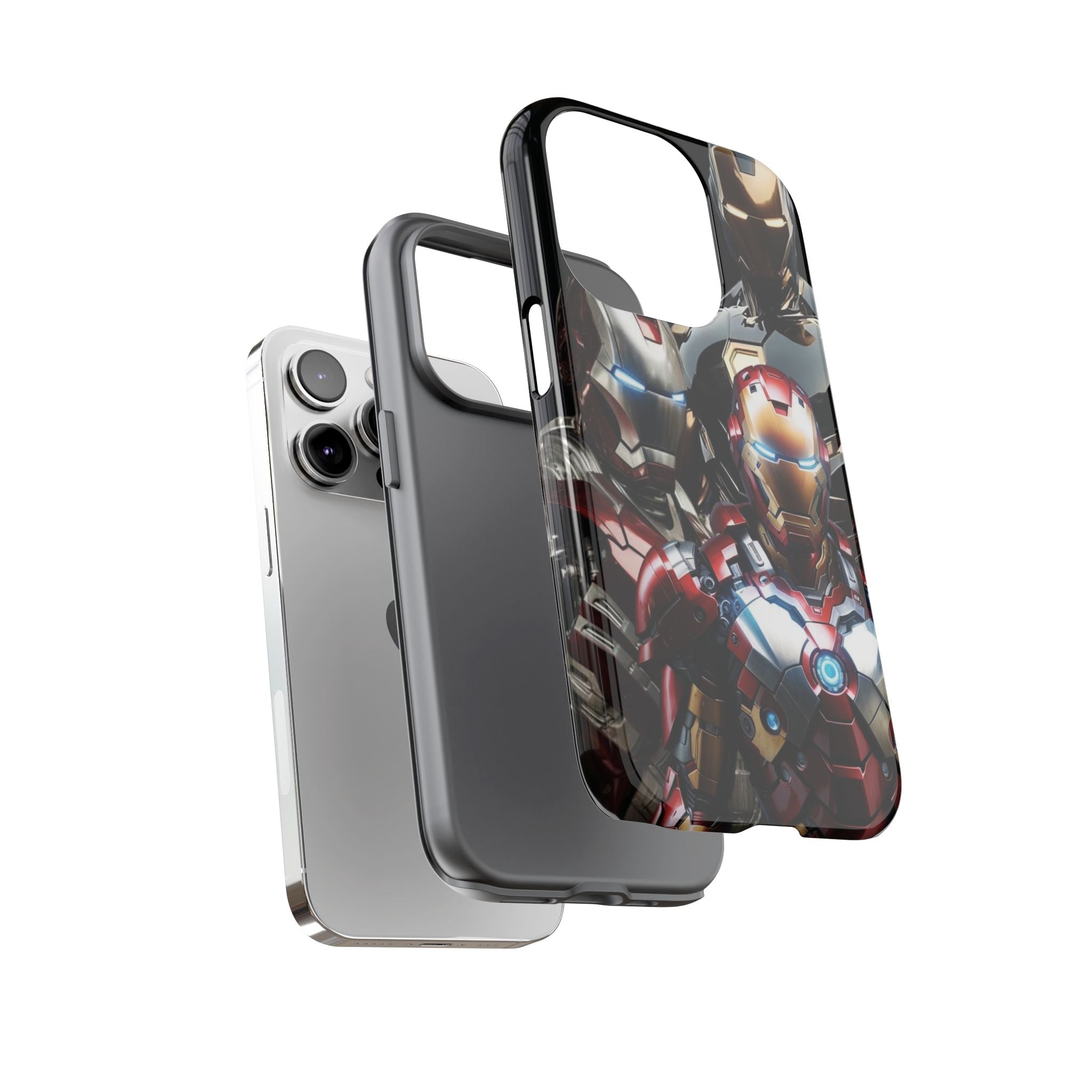Iron Man Tough Phone Case for iPhone, Galaxy, or Google Pixel