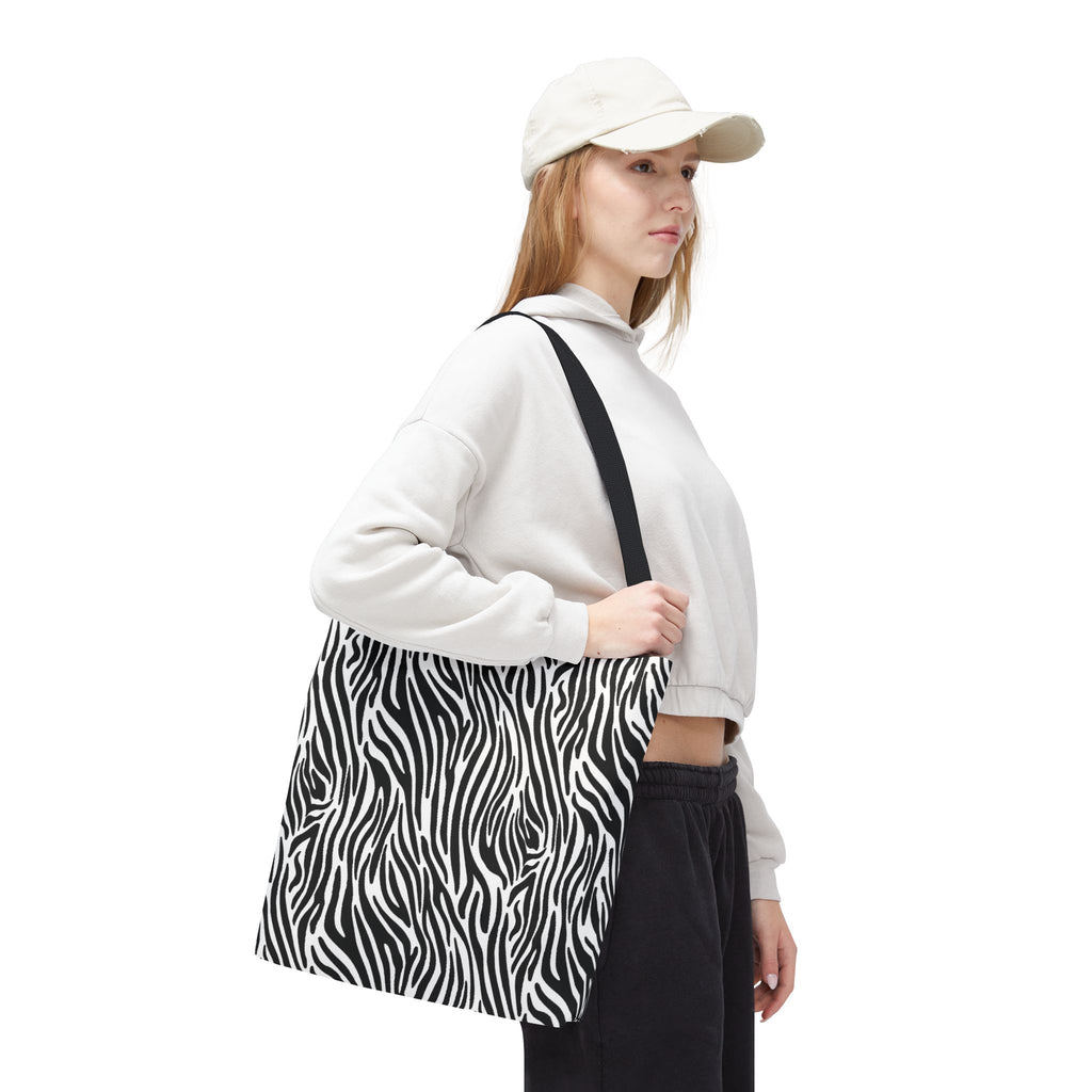 Zebra Print Tote Bags