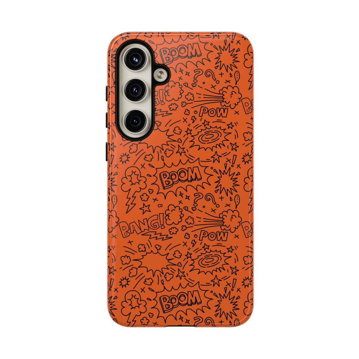 Wow Orange Tough Case for iPhone, Galaxy, or Google Pixel