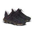 Neon Colorful Leopard Women's Mesh Sneakers