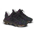 Neon Colorful Leopard Women's Mesh Sneakers