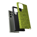 Neon Lime Wow Tough Case for iPhone, Galaxy, or Google Pixel