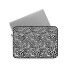 Black and White Zebra Print 13" Laptop Sleeve