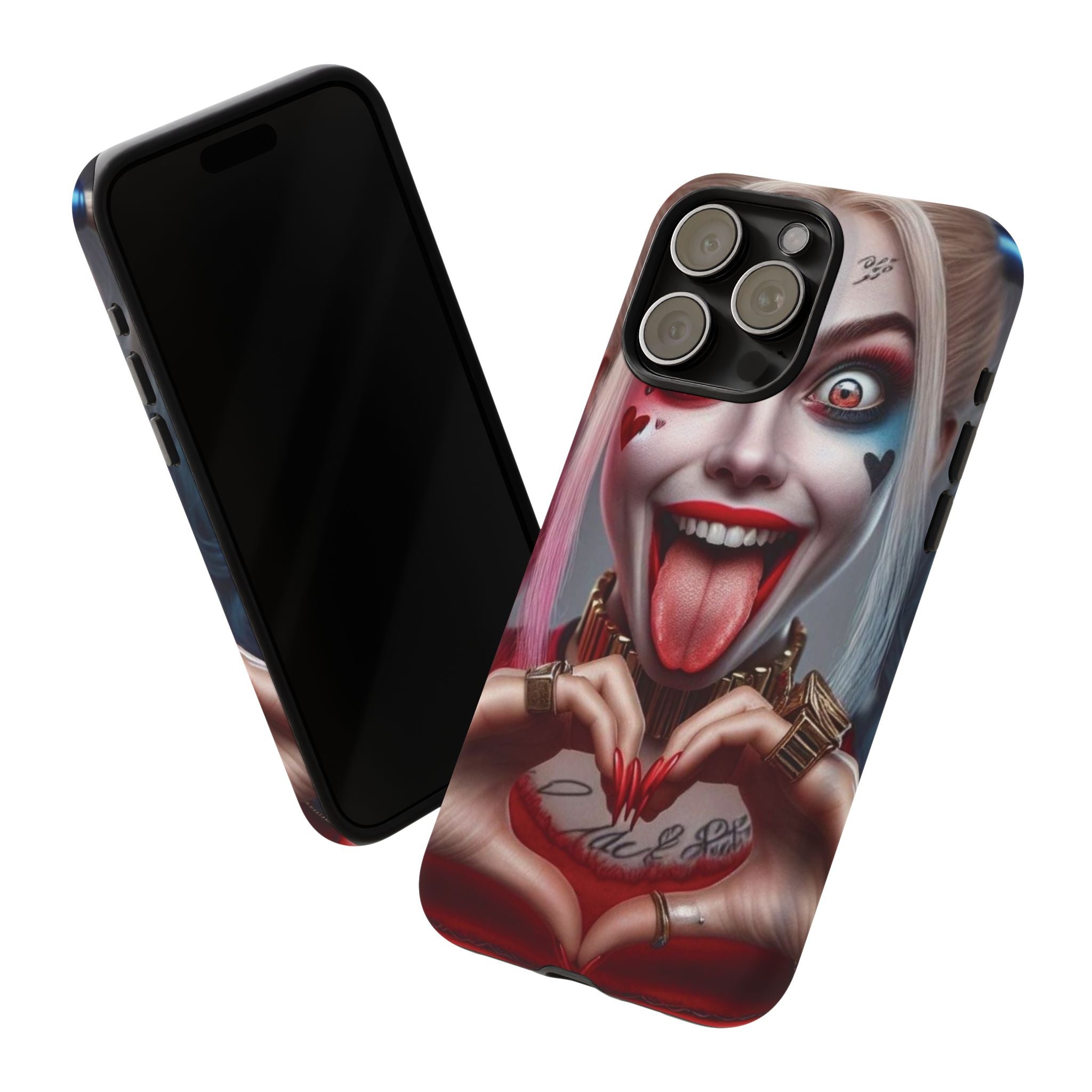 Harley Quinn Tough Phone Case for iPhone, Galaxy, or Google Pixel