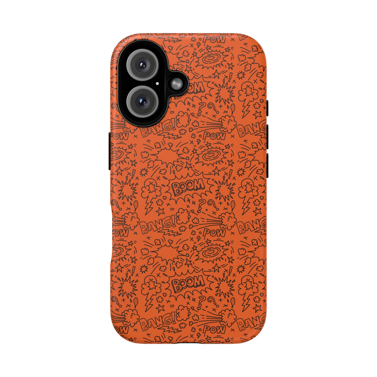Wow Orange Tough Case for iPhone, Galaxy, or Google Pixel