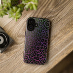 Colorful Leopard Tough Phone Case for iPhone, Galaxy, or Google Pixel